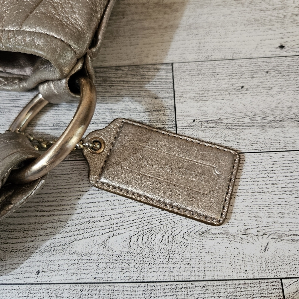 Coach Limited Release Parker Metallic Leather Shoulder Bag Purse LO882-13466 - Picture 7 of 16